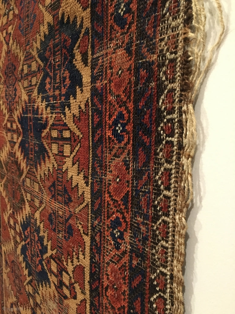 4’3” X 2’7” 19th Century Antique Baluch Rug