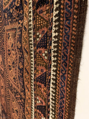 6’2” X 3’6” 19th Century Antique Timuri Rug