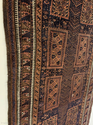 6’2” X 3’6” 19th Century Antique Timuri Rug