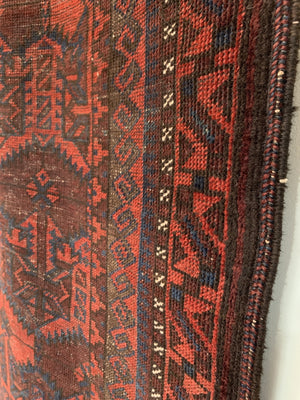 3’9” X 12’10” 19th Century Baluch Chakhansur Long Rug