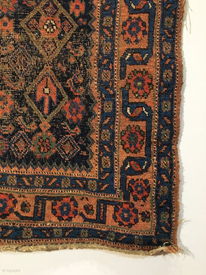 6' X 3'10" 19th Century Bidjar Rug