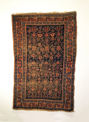 6' X 3'10" 19th Century Bidjar Rug