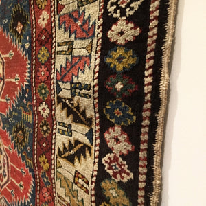 4'11" X 3'8" 19th Century Karagashli Rug