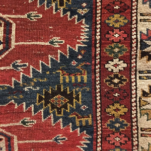 4'11" X 3'8" 19th Century Karagashli Rug