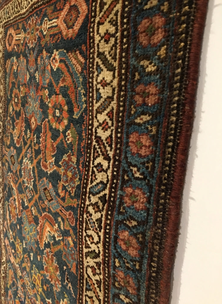 3'7 X 2'3" 19th Century Small Bidjar Rug