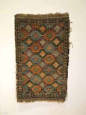 2’4" X 3’9" 19th Century Small Kurd Baluch Rug