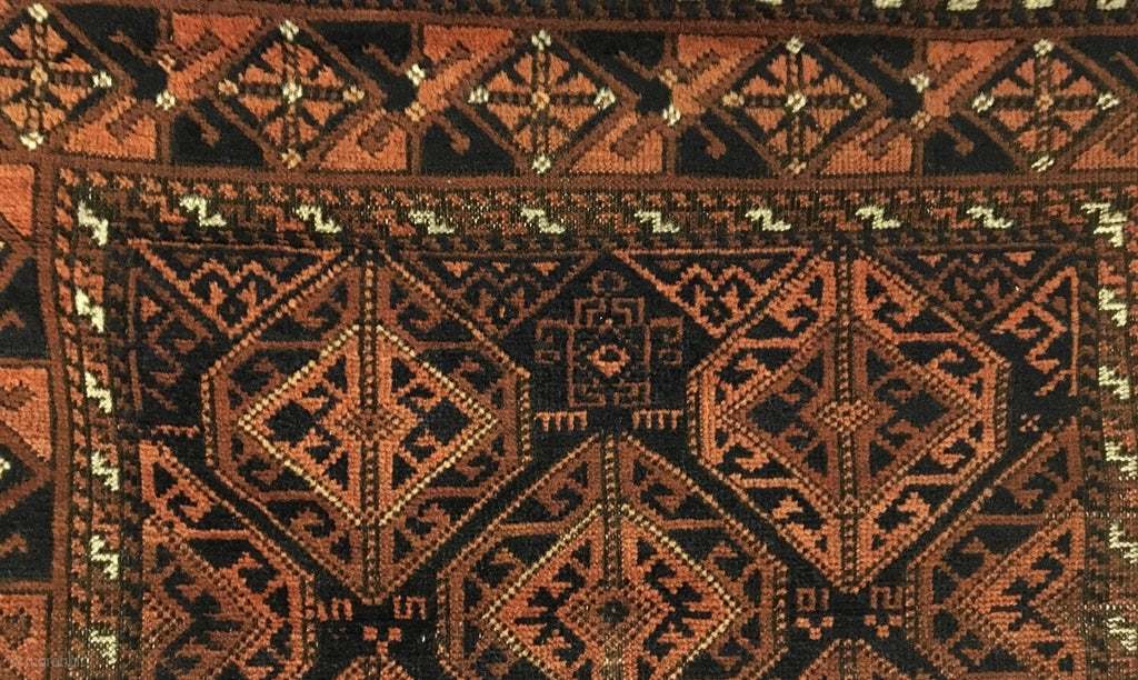 5' X 2'9" 19th Century Timuri Rug