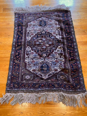 4’7” X 3’2” 20th Century Baluch Tribal Rug