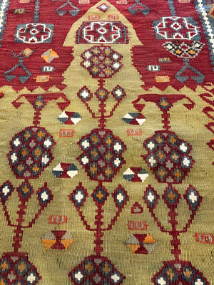 5'3" X 2'8" Anatolian Turkish Prayer Kilim