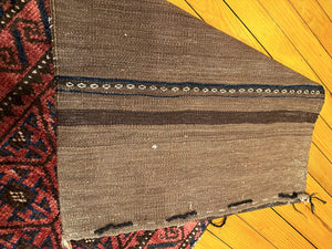 20.5" X 42.5" Antique Aksu Rug