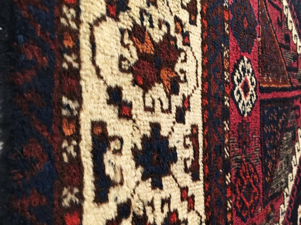 3'3" X 6'3" Antique Anatolian Turkish Yoruk Rug