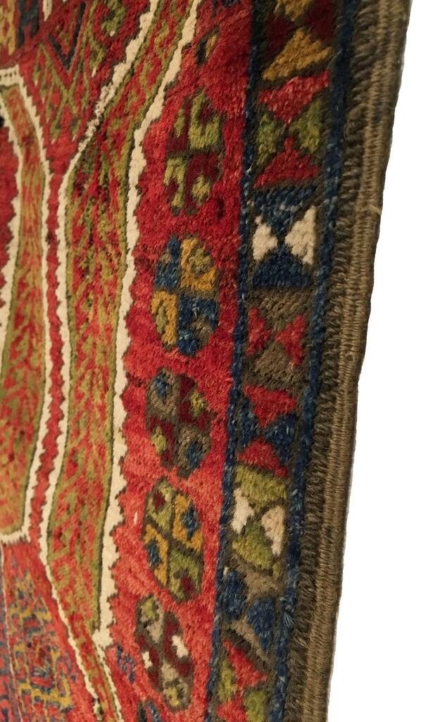 1'11" X 3'5" Antique Anatolian Yastik Small Rug