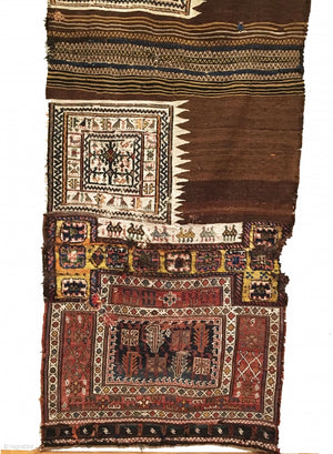 3’2" X 9’8" Antique Bakhtiari Saddle Bags