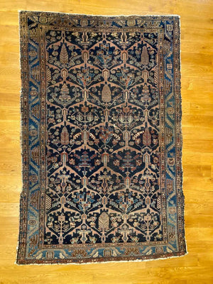 6'9" X 4'6" Antique Bakhtiari Tribal Rug