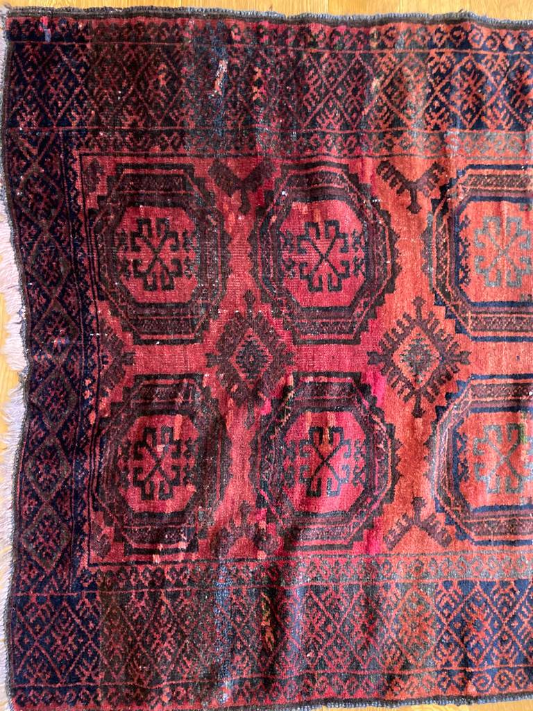 5'3" X 3'4" Antique Baluch Rug