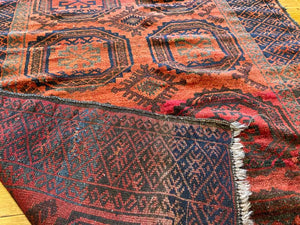 5'3" X 3'4" Antique Baluch Rug