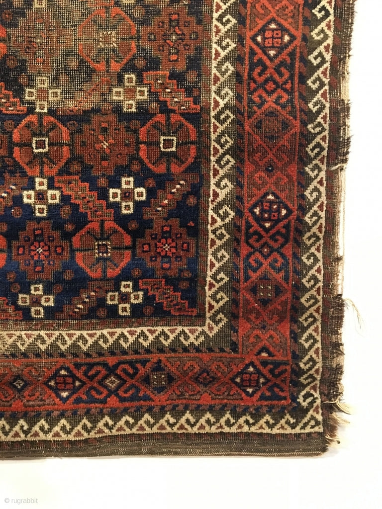 5'6" X 3'1" Antique Baluch Rug