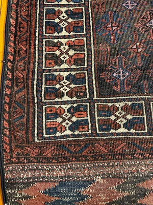 2'10" X 4'11" Antique Baluch Rug [SH-167]