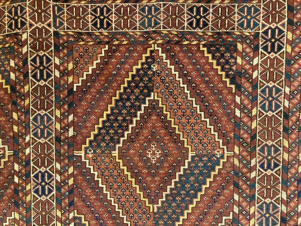 9'3" X 5'7" Antique Beshir Long Rug