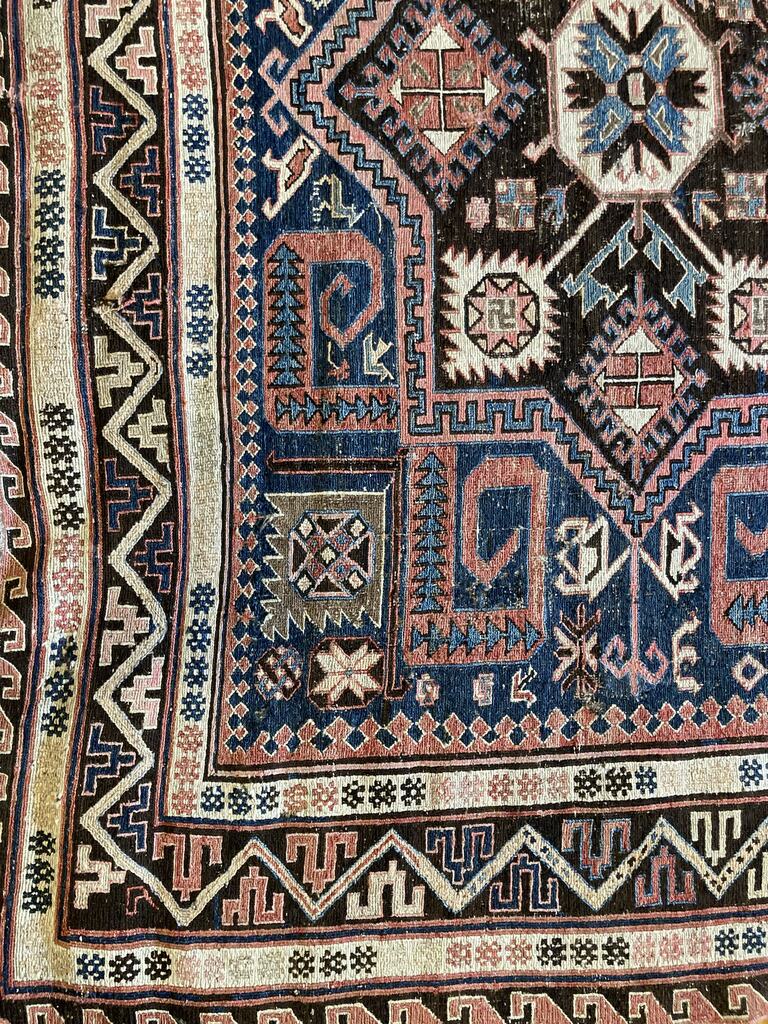 11'4" X 6'1" Antique Caucasian Soumak Rug