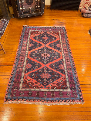 4'10" X 8'0" Antique Caucasian Soumak