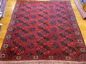 10' X 8'6" Antique Early Ersari Main Carpet