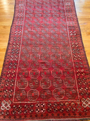 10'4" X 5'4" Antique Ersari Beshir Turkoman Long Rug