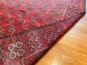 10'4" X 5'4" Antique Ersari Beshir Turkoman Long Rug