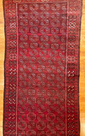 10'4" X 5'4" Antique Ersari Beshir Turkoman Long Rug