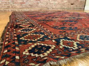 6'11" X 8'2" Antique Ersari Carpet