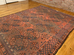 7'0" X 9'3" Antique Ersari Carpet