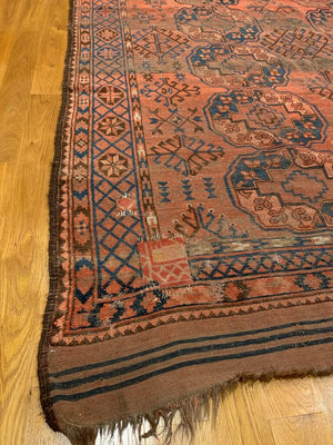 7'0" X 9'3" Antique Ersari Carpet