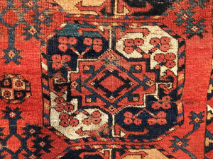 6'3" X 8'1" Antique Ersari Main Carpet