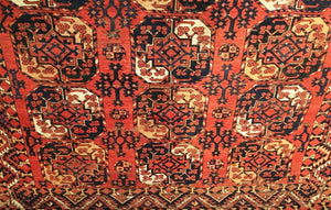 6'3" X 8'1" Antique Ersari Main Carpet