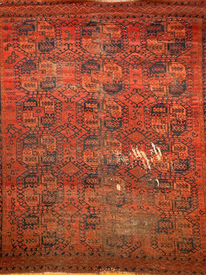 8'8" X 8'4" Antique Ersari Main Carpet