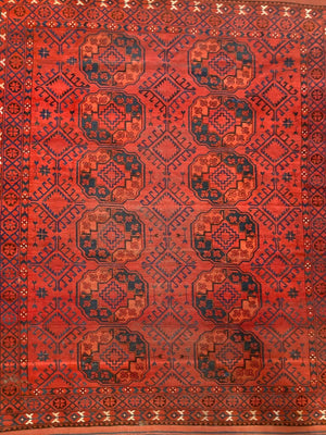 9’8” X 7’8” Antique Ersari Main Carpet 