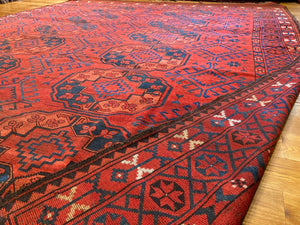 9’8” X 7’8” Antique Ersari Main Carpet 