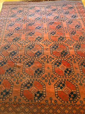 11'6" X 8'8" Antique Ersari Main Carpet