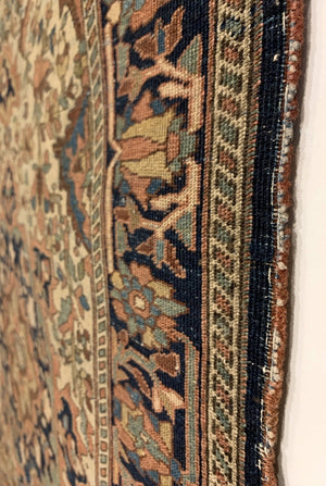 4’8” X 3’5” Antique Ferahan Sarouk Rug