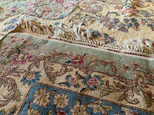 19'11" X 10'9" Antique Kerman Long Carpet