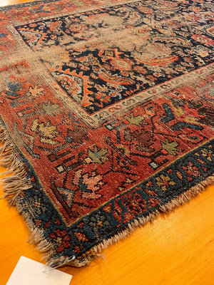 3'7" X 8'6" Antique Kurdish Long Rug