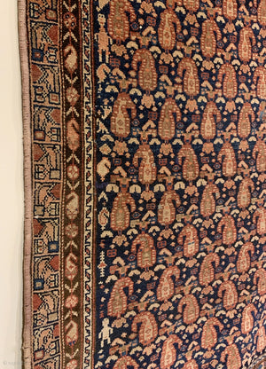 8’2” X 3’6” Antique Kurdish Long Rug