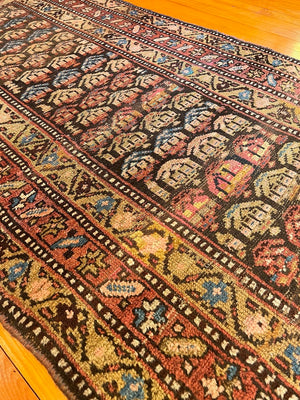 3'5" X 7'3" Antique Kurdish Runner