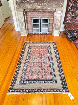 3’6" X 5’7" Antique Kurdish Tribal Rug