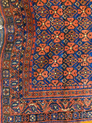 6'8" X 4'4" Antique Persian Afshar Tribal Rug