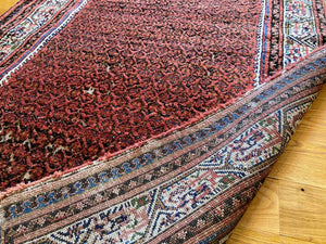 6'9" X 4' Antique Persian Mir Seraband Rug