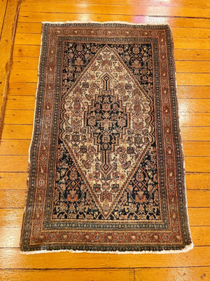 Antique Persian Senneh Small Rug