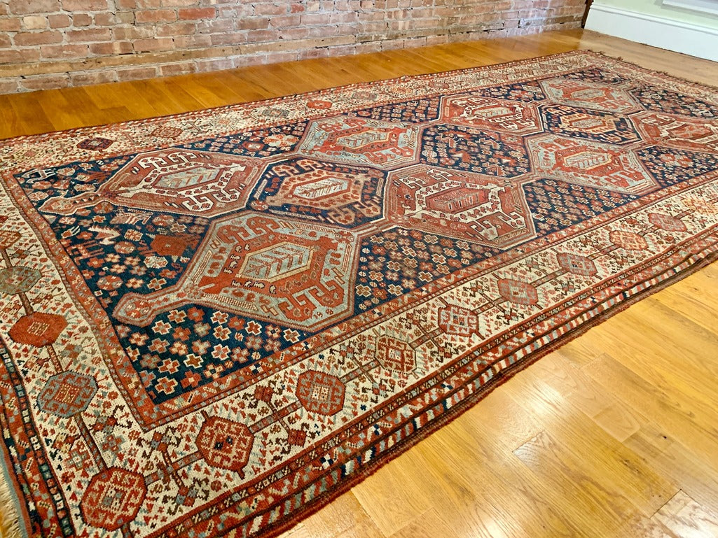 Antique Qashqai Long Rug