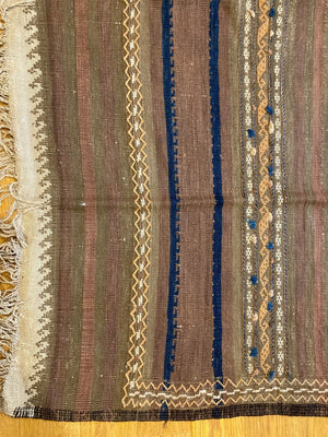 6'2" X 10'4" Antique Quali-E-Neu Afghanistan Dowry Kilim