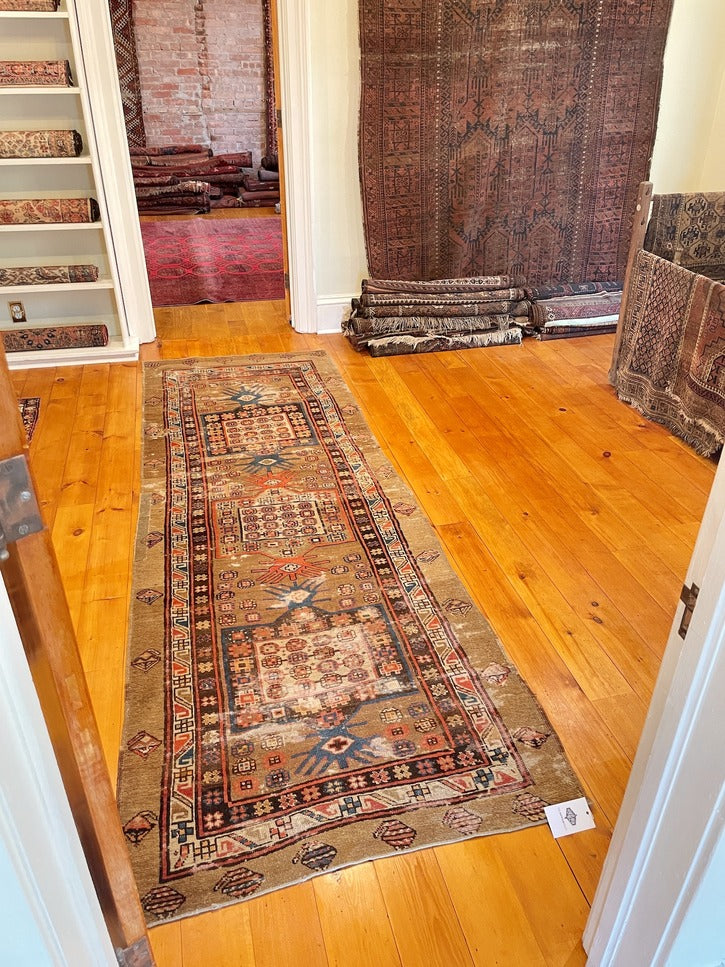 3’4 X 9’10 Antique Serab Runner 